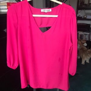 Pink blouse